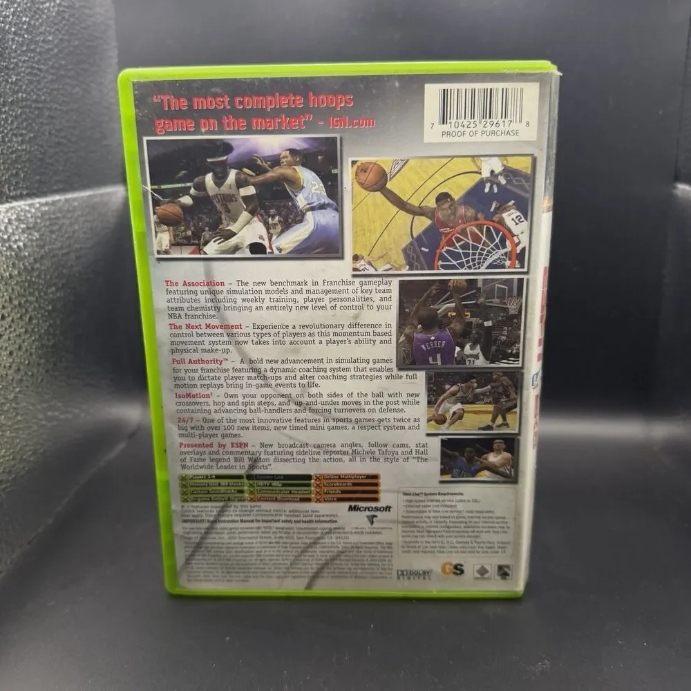 ESPN NBA 2K5 (Microsoft Xbox, 2004)